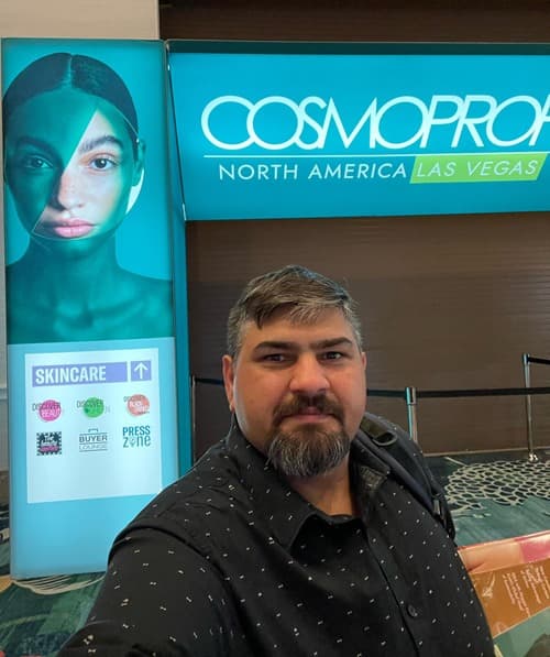 Walid Abbas at Cosmoprof North America, Las Vegas