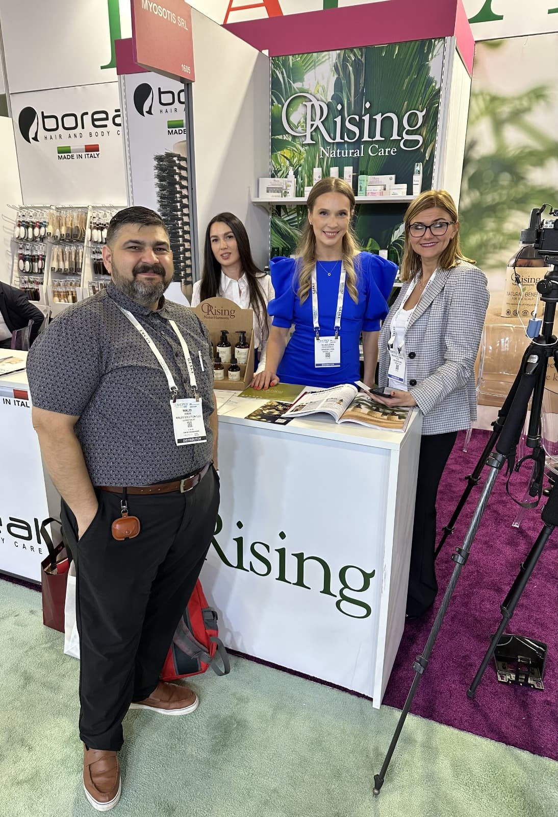 Walid Abbas representing Walex Solution at an international trade show